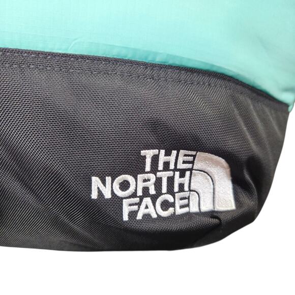 The North Face Nuptse Tote Mint‎ Green/Blue TNF Black Puffer Insulated Bag Carry - Picture 3 of 10